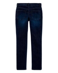 Kid Dark Wash Slim-Fit Skinny-Leg Jeans