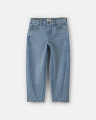 Boys Denim Baggy Barrel Jeans - Light Wash