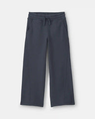 Girls Fleece Wide-Leg Active Pants - Navy Blue
