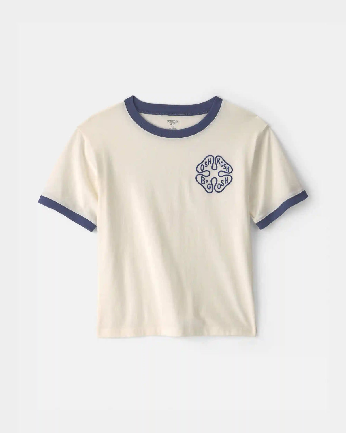 Boys OshKosh Clover Graphic Tee - Cream