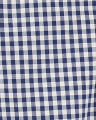 Baby Boy Gingham Print Button-Front Bodysuit