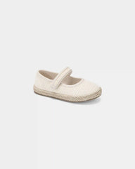 Toddler Girl Woven Casual Shoes - Cream