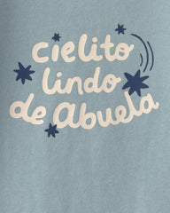 Baby 'Cielito Lindo De Abuela' Long-Sleeve Graphic Bodysuit - Blue