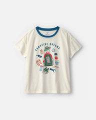 Boys Camp Short-Sleeve 2-Piece Pajama Set