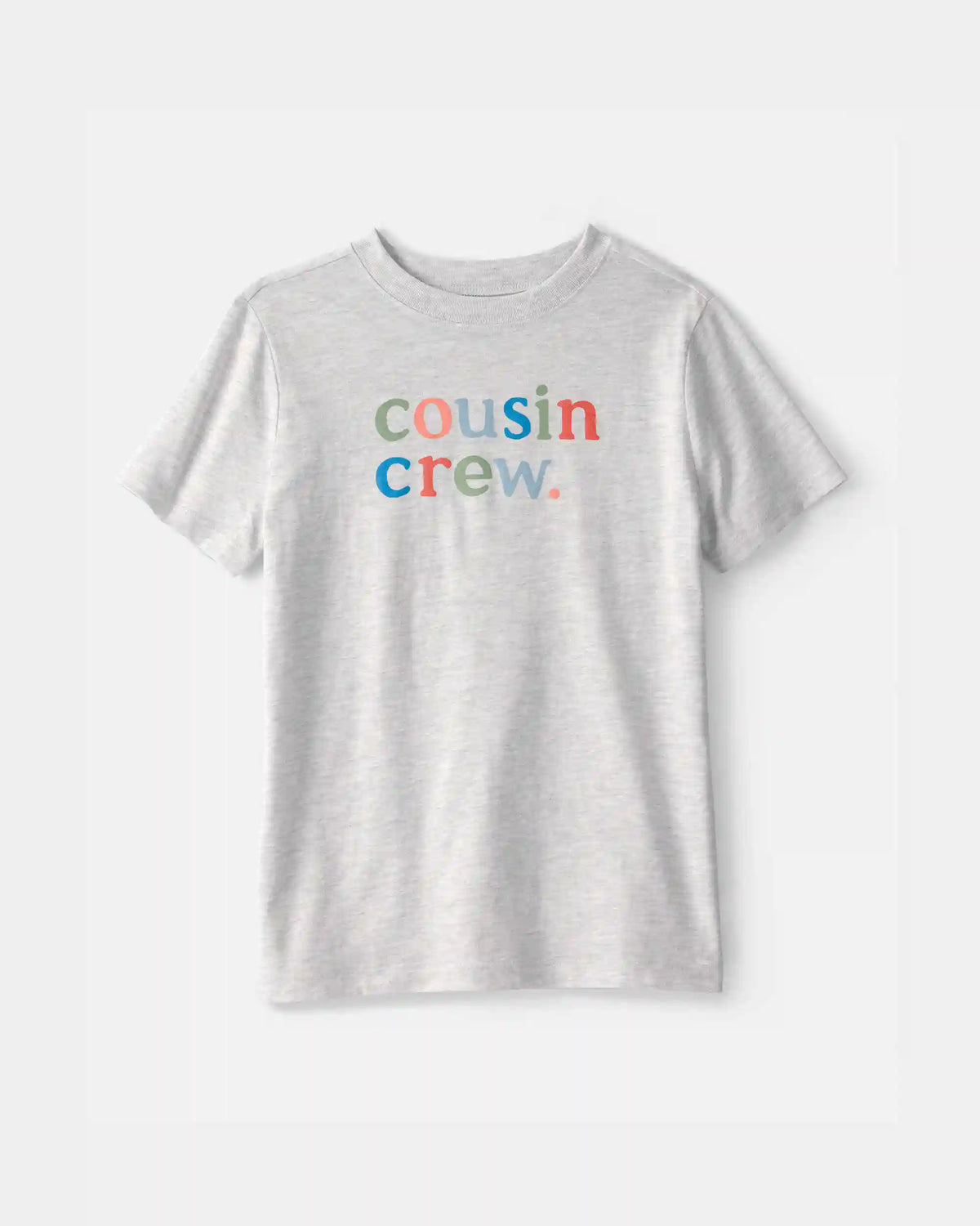 Kids 'Cousin Crew' Graphic Tee - Grey