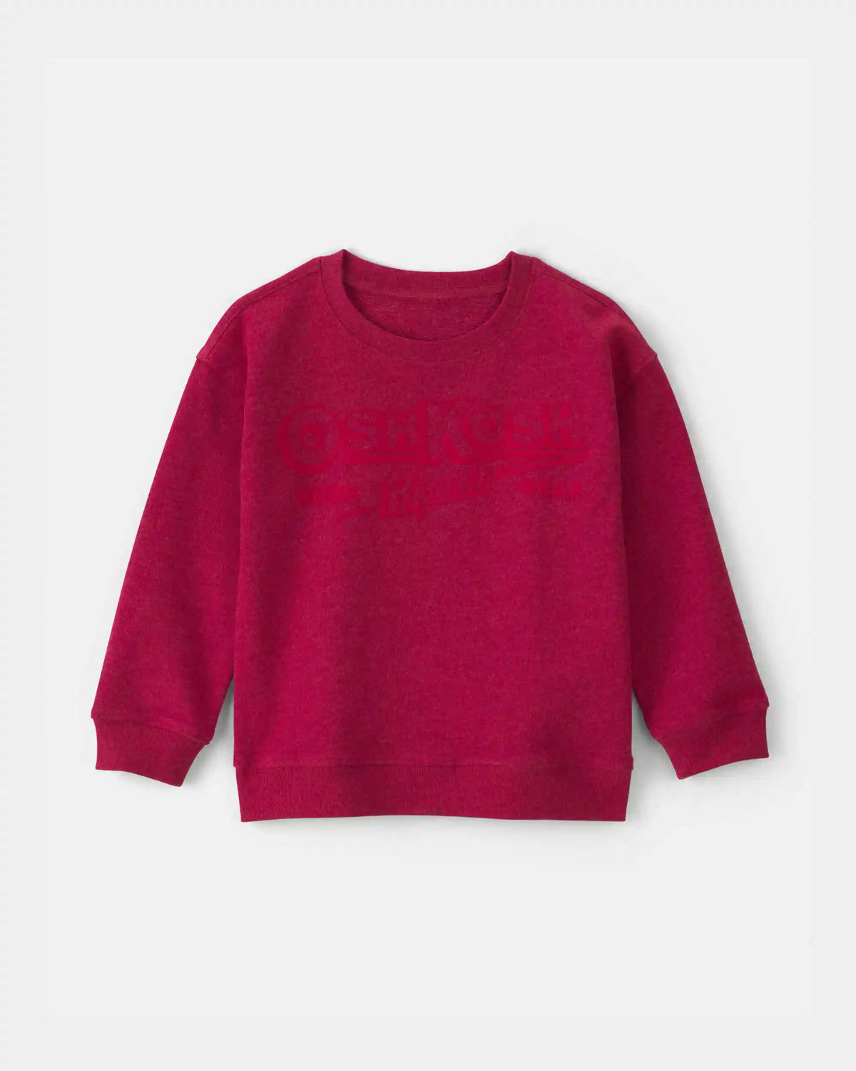 Toddler Boy OshKosh Logo French Terry Pullover Sweatshirt - Red