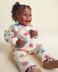 Baby Girl 3-Piece Heart 'I Love Daddy' Fleece Layering Set