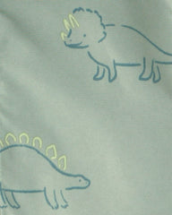 Baby Boy Dinosaur Raincoat - Green