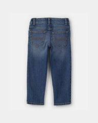 Toddler Neutral Dark Wash Straight-Leg Jeans