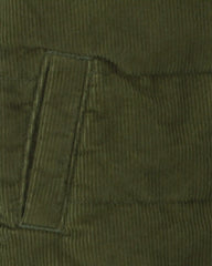 Baby Boy Color Block Corduroy Vest - Olive Green/Blue