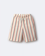 Toddler Girl Wide-Leg Capri Pant in Stripes - Cream