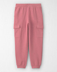 Girls Organic Cotton French Terry Cargo Pants