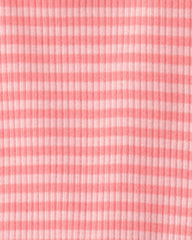 Baby Girl 3-Piece Ice Cream Truck Short-Sleeve Top, Bodysuit & Short Set - Pink/Ivory