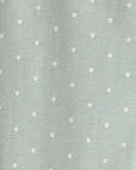 Toddler Girl 4-Piece Country Chicken 100% Cotton Snug Fit Pajama Set - Green/Cream