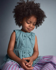 Toddler Girl Peplum Top - Teal