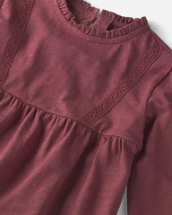 Baby Girl Organic Cotton Peplum Top