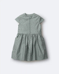 Toddler Girl Laura Dress with Pockets - Pale Blue