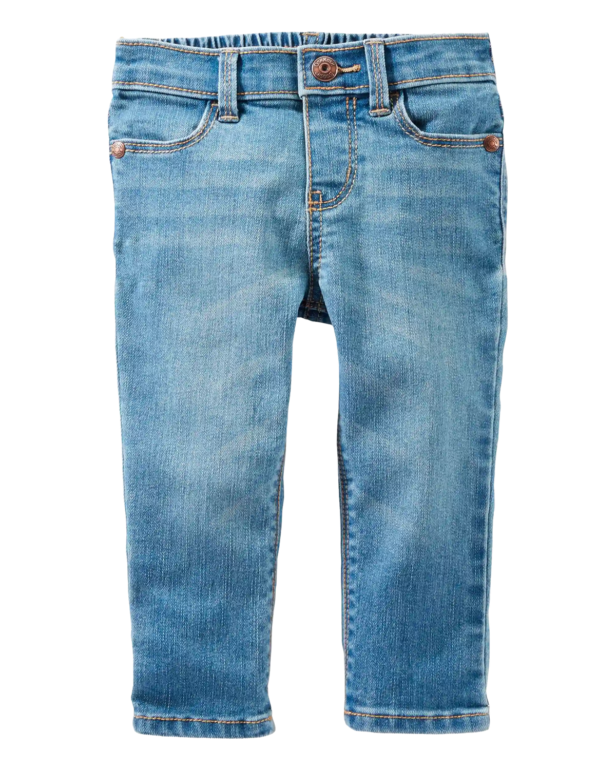 Baby Medium Blue Wash Skinny-Leg Jeans