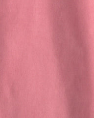 Girls Corduroy Wide-Leg Pants - Pink