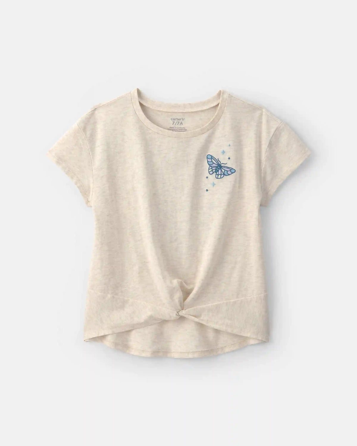 Girls 'Dream Outloud' Graphic Tee - Cream