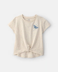 Girls 'Dream Outloud' Graphic Tee - Cream