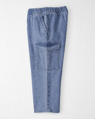 Toddler Organic Cotton Denim Cargo Pants