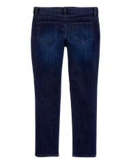 Kid Dark Wash Plus-Fit Skinny-Leg Jeans