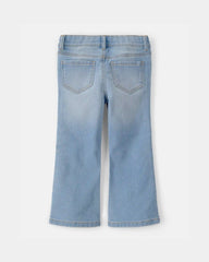 Toddler Girl Denim Flare Jeans - Light Blue