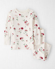 Baby Girl 2-Piece Organic Cotton Pajamas in Rosethorn Hollow