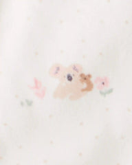 Baby Koala Fleece Sleep Bag - Cream