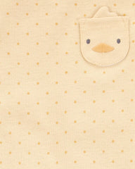 Baby Girl 5-Pack Animal Short-Sleeve Cotton Bodysuits