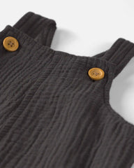 Baby Organic Cotton Gauze Shortalls