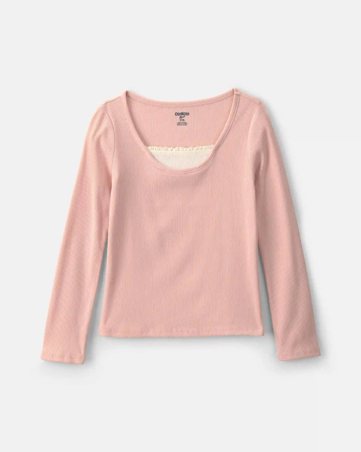 Girls Long-Sleeve Top - Pink