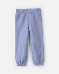 Baby Girl 2-Piece Cheetah Fleece Long-Sleeve Top & Pant Set - Blue