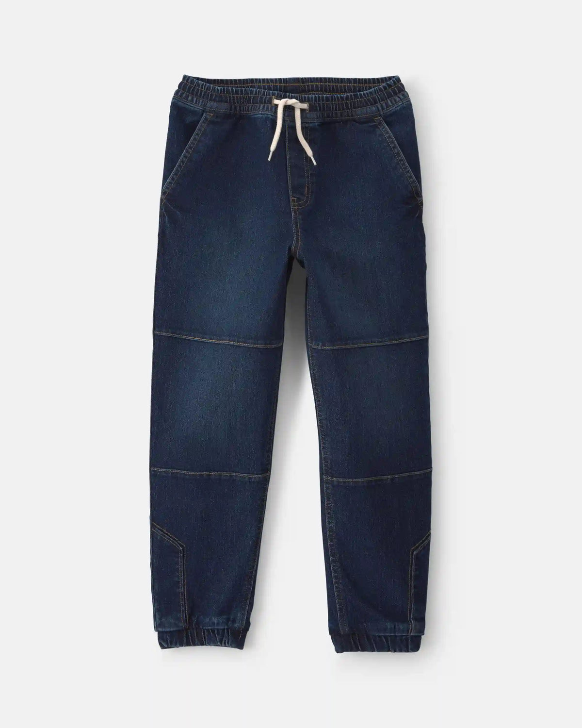 Boys Denim Relaxed Joggers - Dark Wash