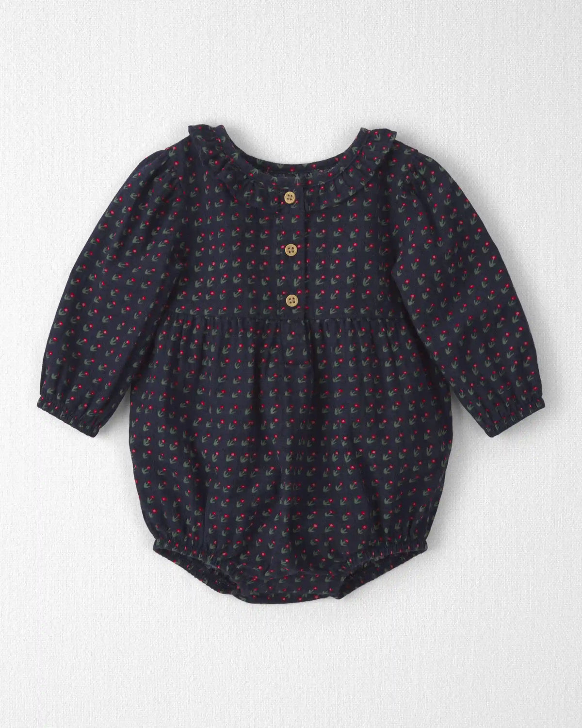 Baby Girl Organic Cotton Prairie Bubble