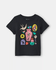 Girls Disney© Nightmare Halloween Graphic Tee - Black
