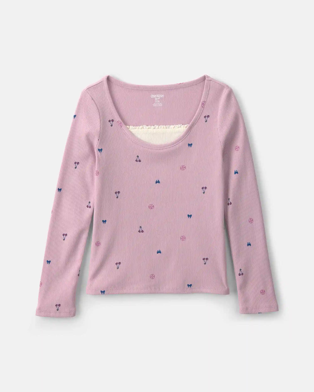 Girls Long-Sleeve Top - Purple
