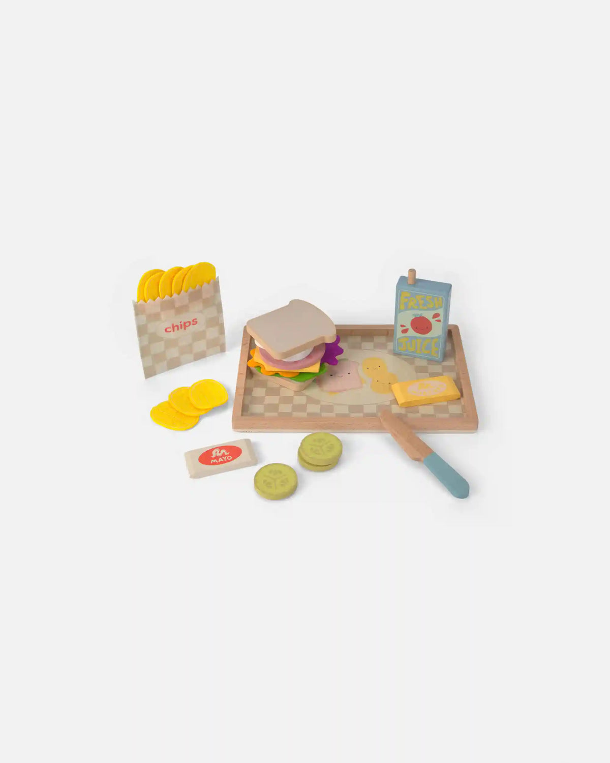 Toddler Wooden Sandwich Set