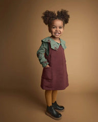 Toddler Girl Otter Pocket Jumper - Burgundy