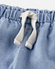 Toddler Boy Organic Cotton Chambray Pants