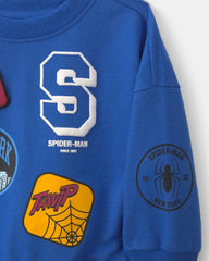 Toddler Boy ©Marvel Spider-Man Pullover Sweatshirt - Blue