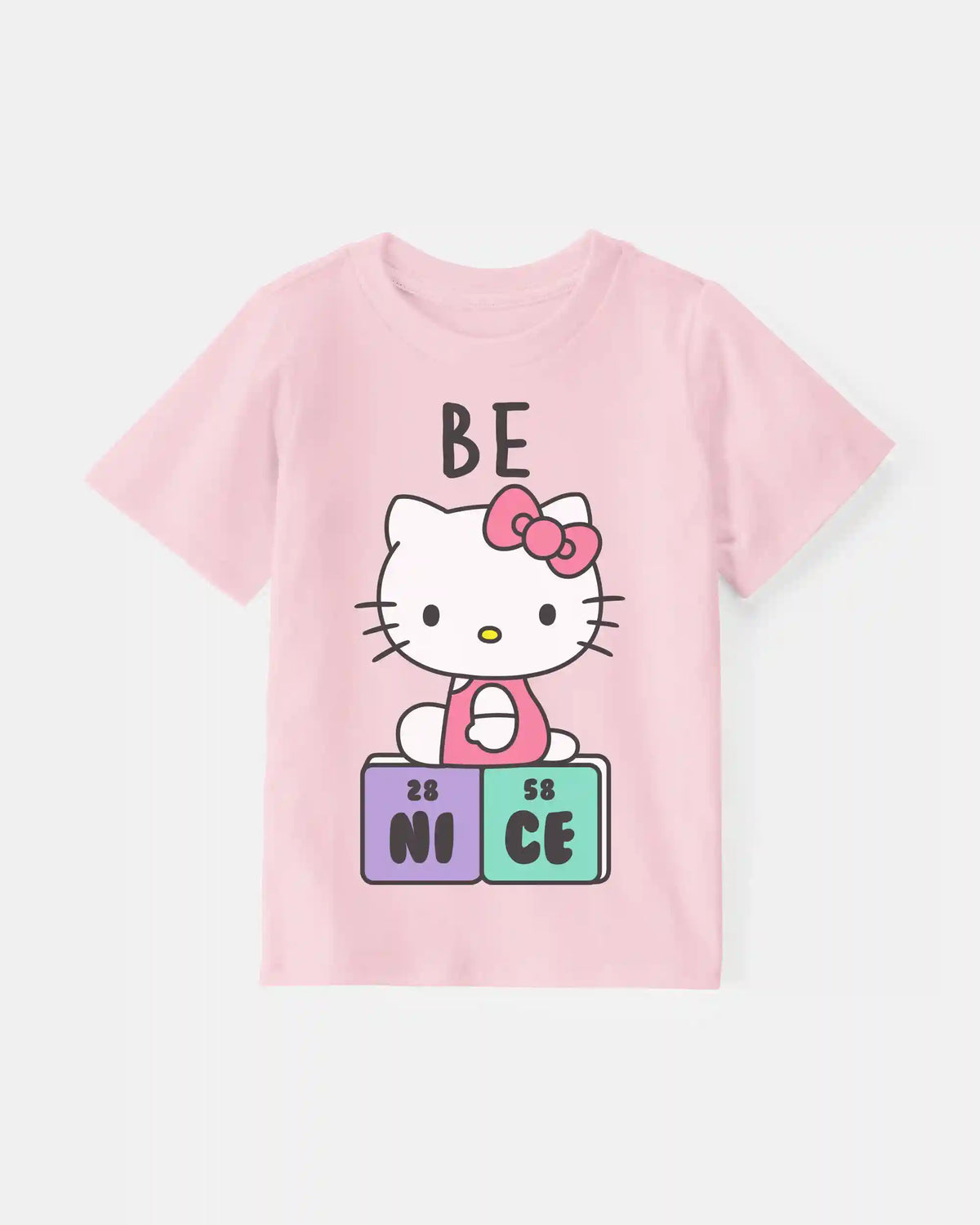 Toddler Girl Hello Kitty® "Be Nice" Short-Sleeve Graphic Tee - Pink