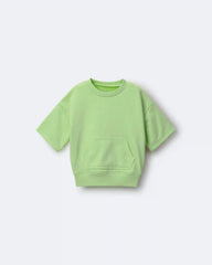 Toddler Breezy Top with Pocket - Lime Green