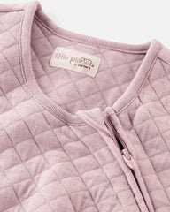 Baby Girl Doubleknit Zip Wearable Blanket