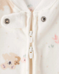 Baby Koala Fleece Sleep Bag - Cream