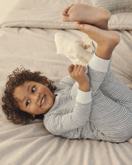 Toddler Organic Cotton Pajamas Set in Stripes