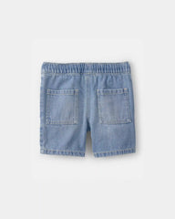 Toddler Boy Denim Drawstring Shorts - Light Wash