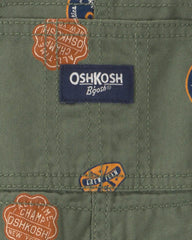 Baby Patch Logo Overalls - Green