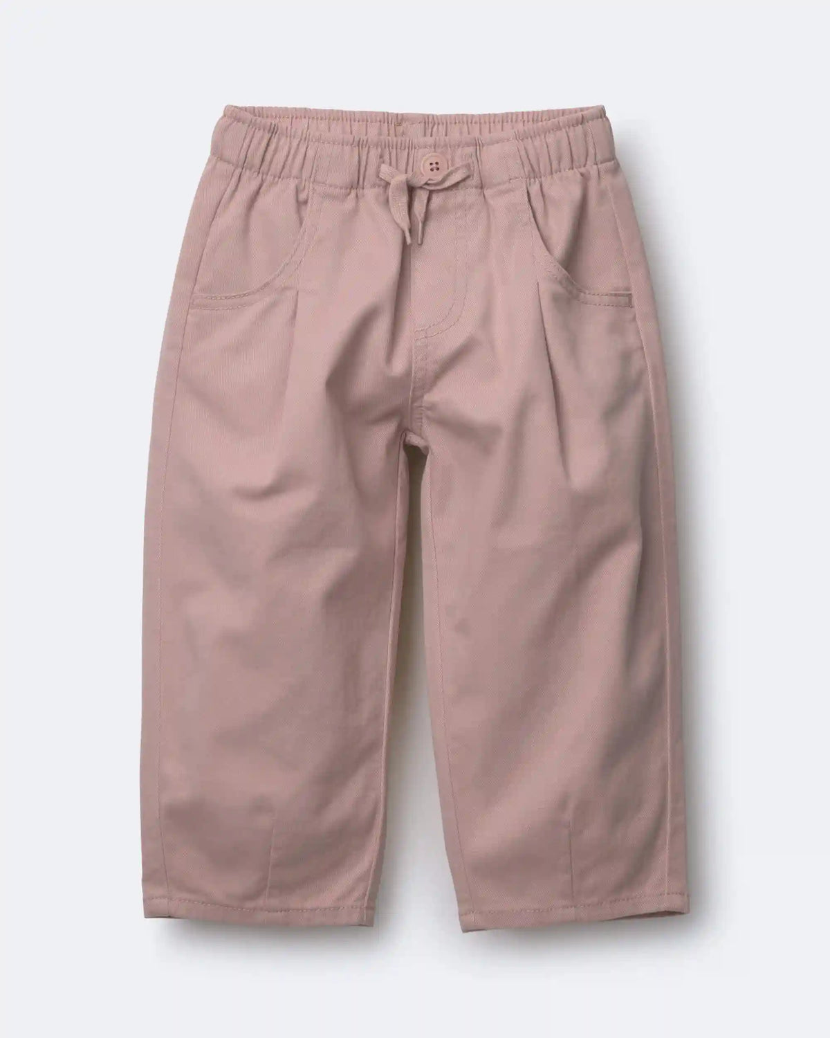Toddler Girl Pleated Pants - Light Pink